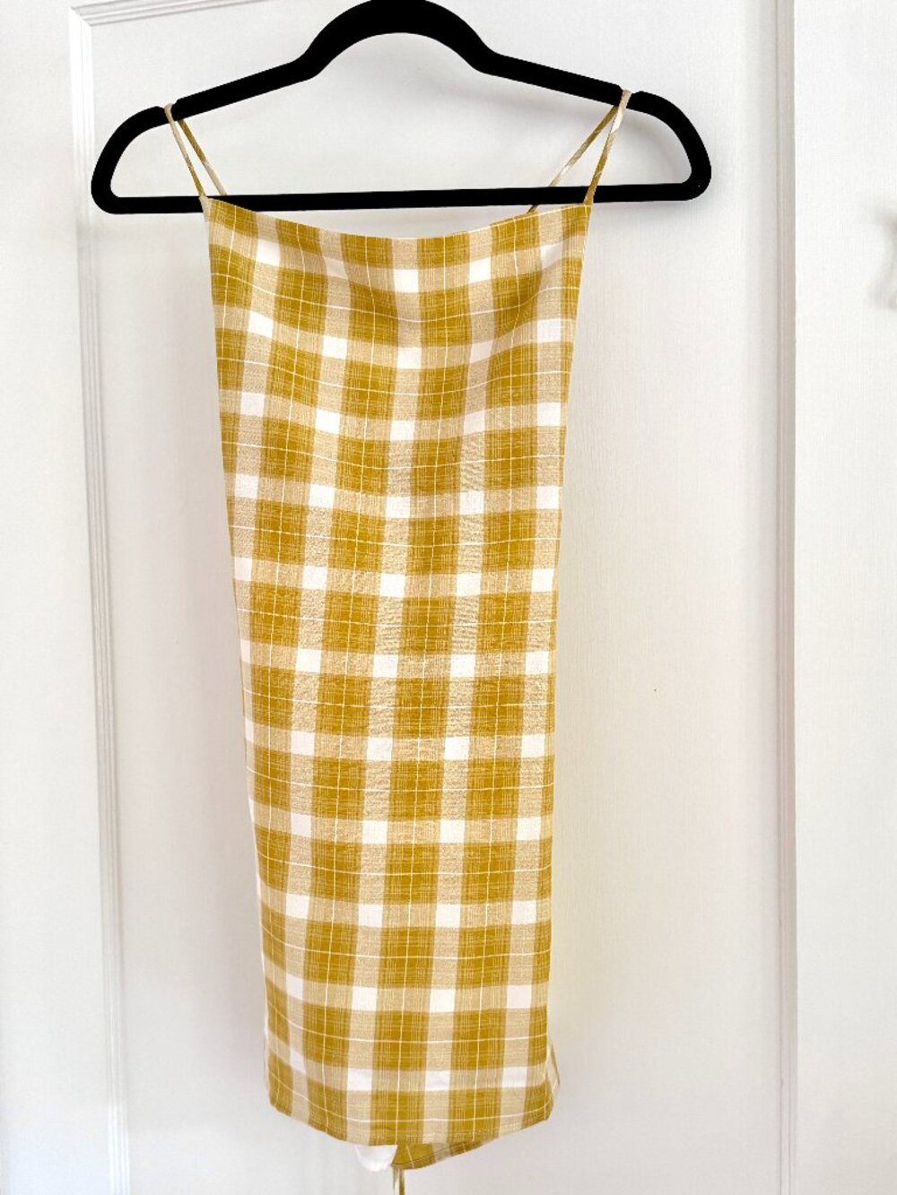 Jagger & Stone (JGR & STN) Selma Mini Dress | Gingham Yellow | US 6